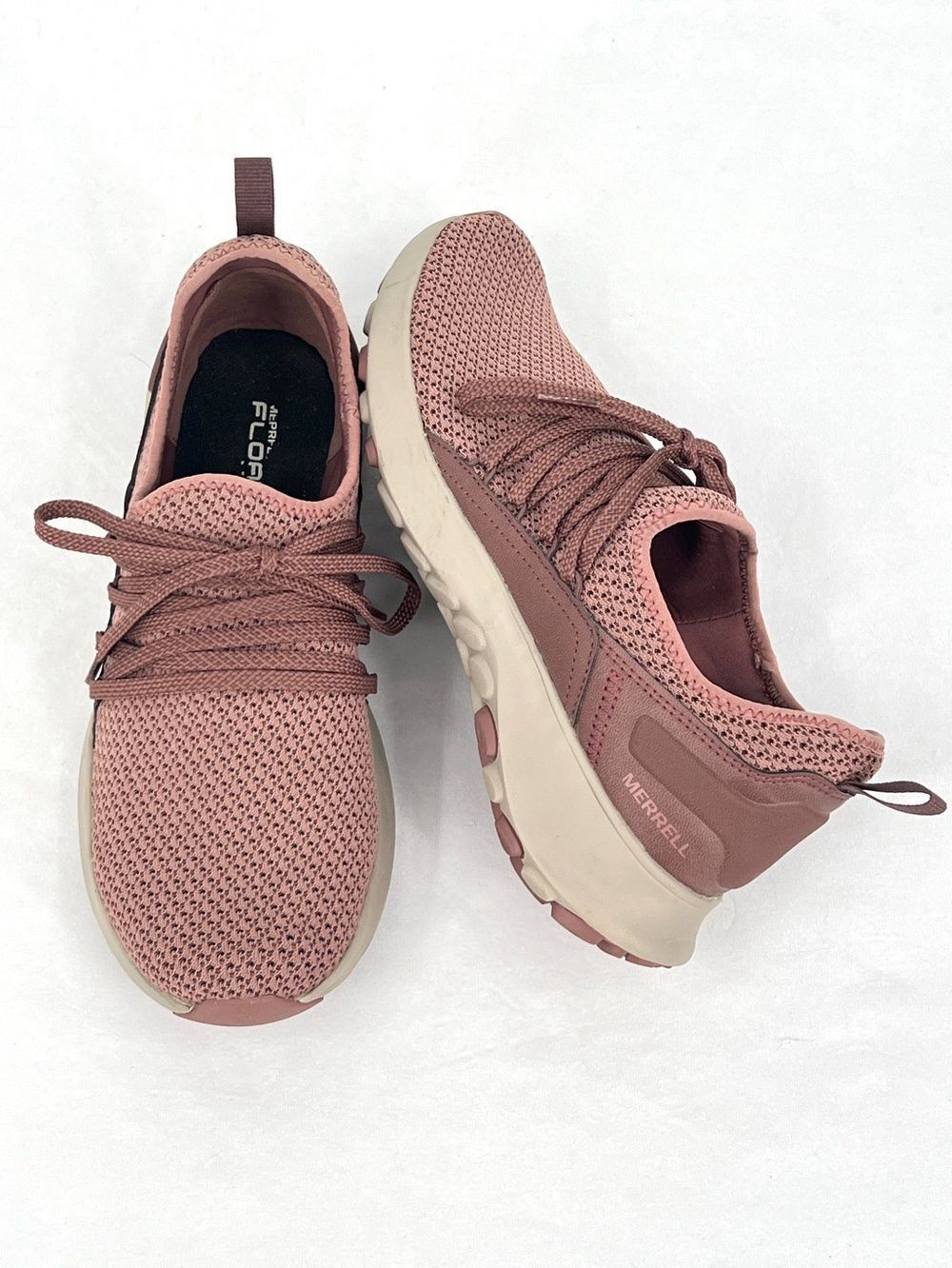 Merrell Cloud Knit Burlwood Dusty Rose Pink Mesh Sneakers J003328 Women’s 9.5